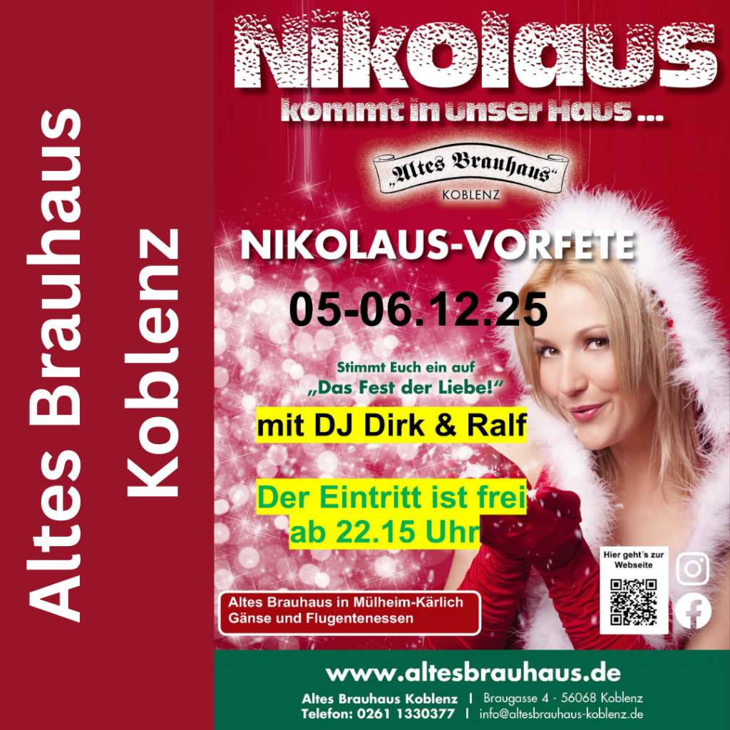 Nikolaus Vorfete im Alten Brauhaus Koblenz