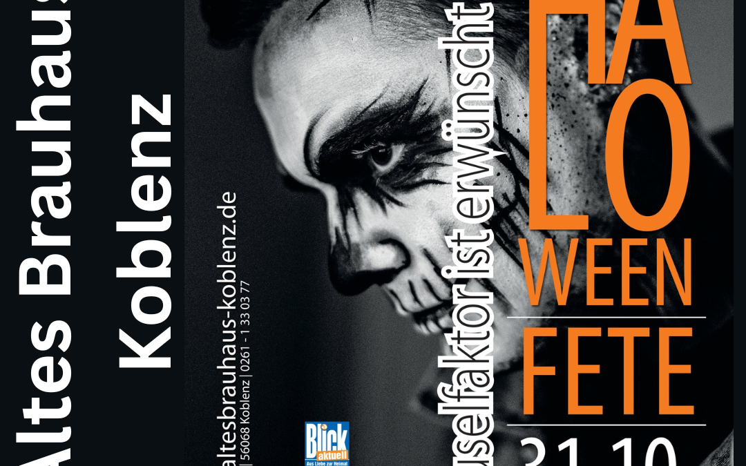 Halloween Fete im Alten Brauhaus Koblenz