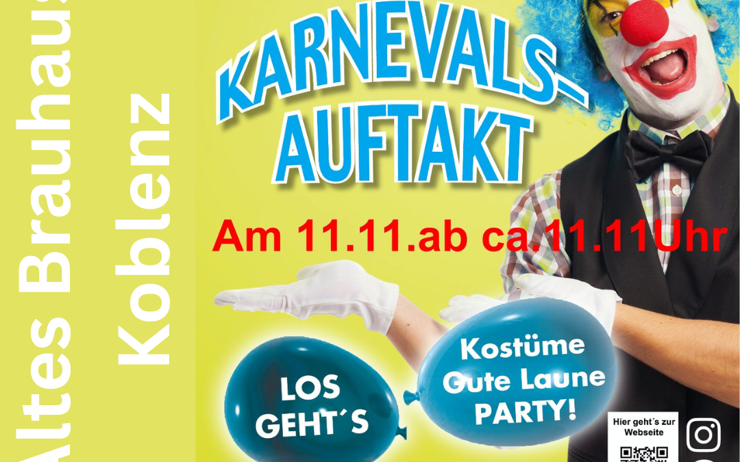 Karnevalsauftakt im Alten Brauhaus Koblenz