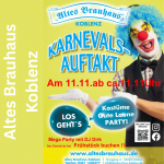 Karnevalsauftakt im Alten Brauhaus Koblenz