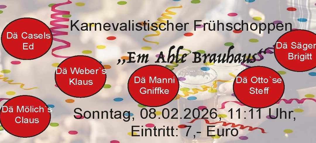 Karnevalistischer Frühschoppen