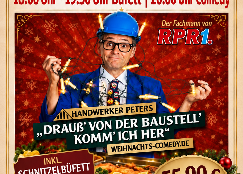 Weihnachts-Comedy mit Handwerker Peters