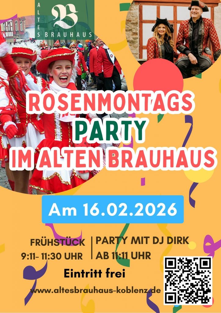 Rosenmontags Party 2026