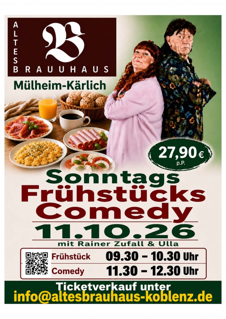 Sonntags-Frühstück-Comedy mit Rainer Zufall