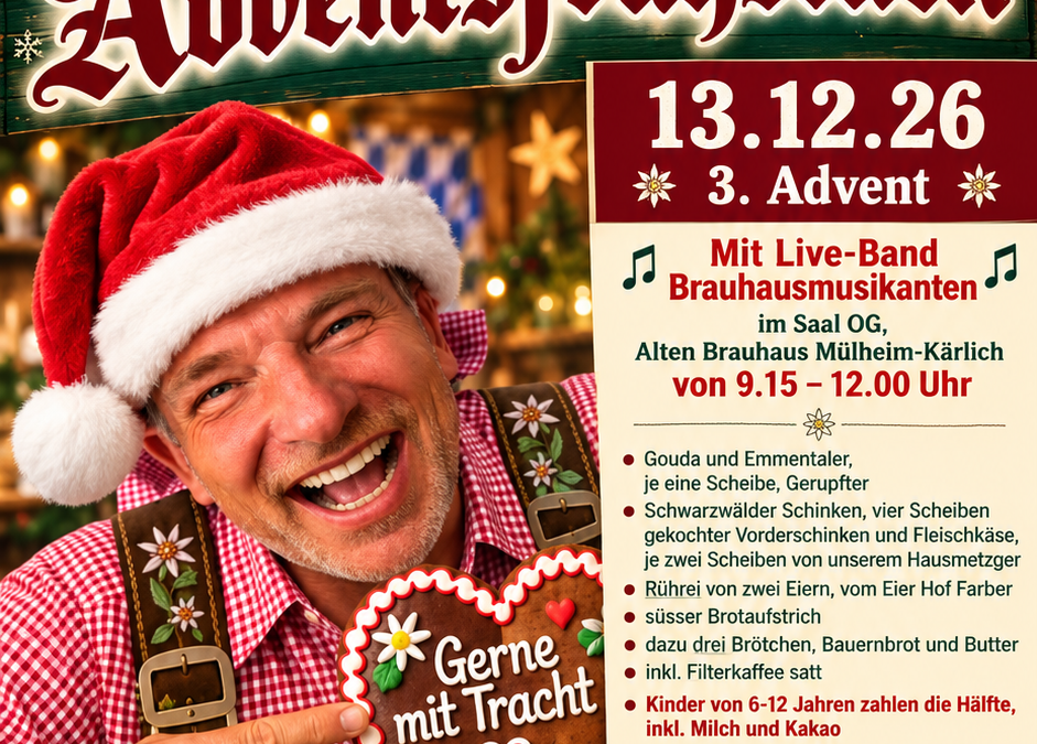 Alpenländisches Advents-Frühstück im Alten Brauhaus Mülheim-Kärlich