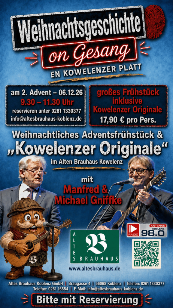 Weihnachtsgeschichte on Gesang Gniffke 2026 Plakat neu