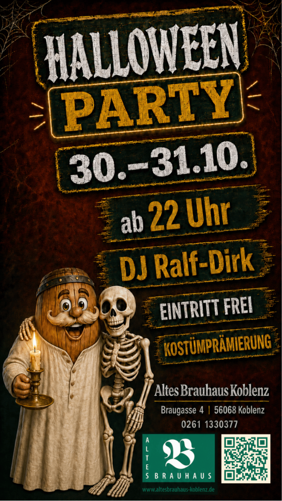 Halloween Party 2026 Plakat neu