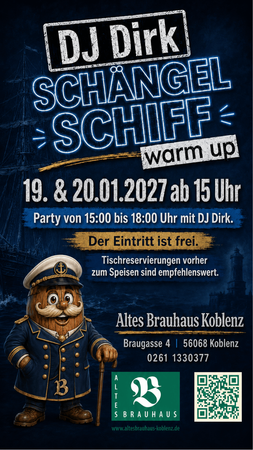 Schängelschiff 2027 Arm up Plakat neu