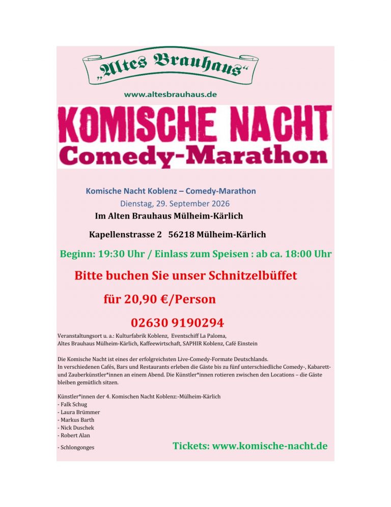 4. Komische Nacht Koblenz