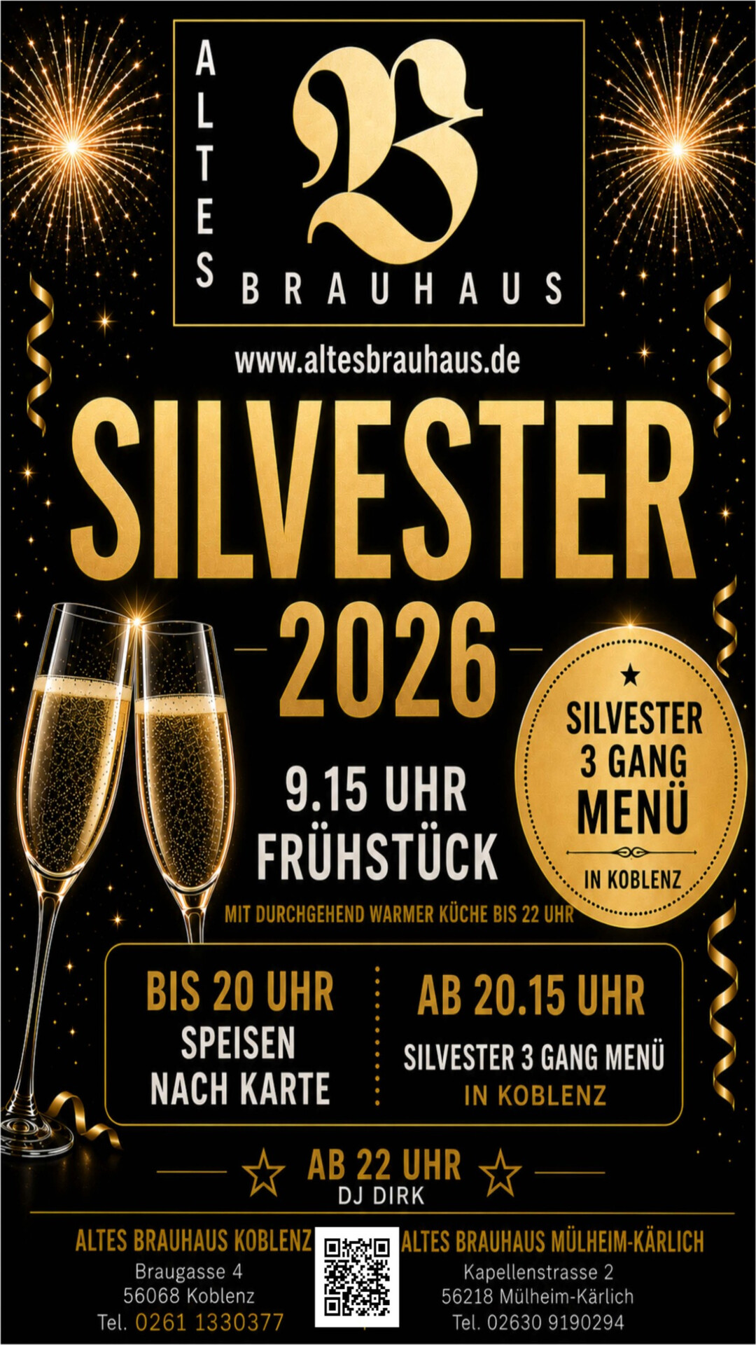 Silvester-Frühstück