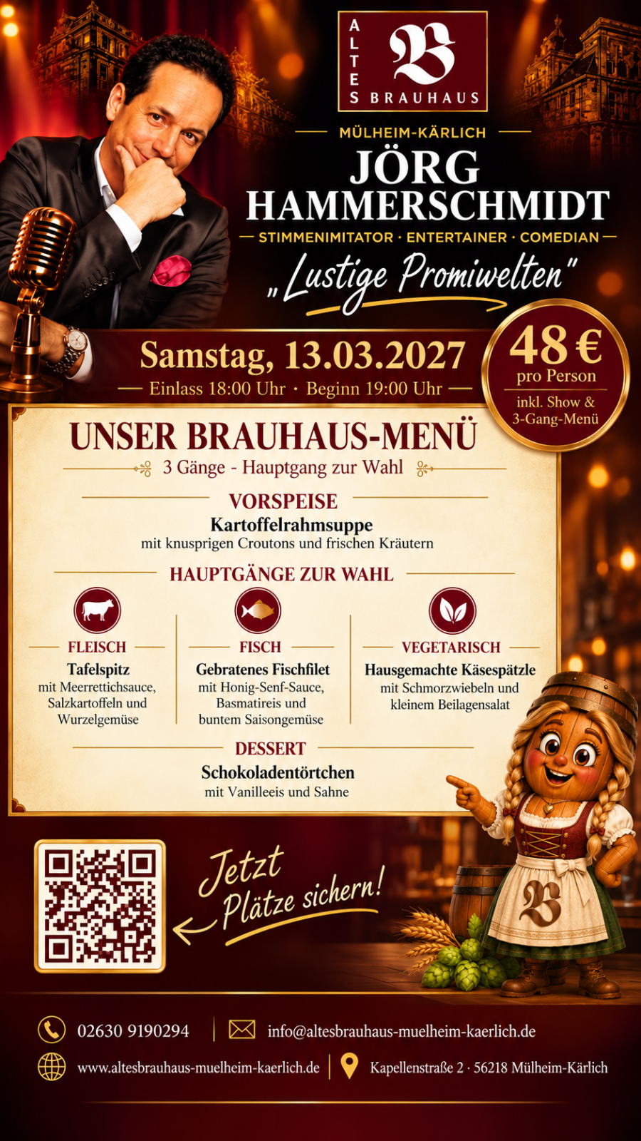 Comedy-Dinner im Alten Brauhaus Stopper Comedy-Dinner im Alten Brauhaus Stopper