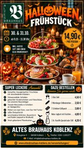 Halloween-Frühstück im Alten Brauhaus Koblenz 🎃 – 30.10.